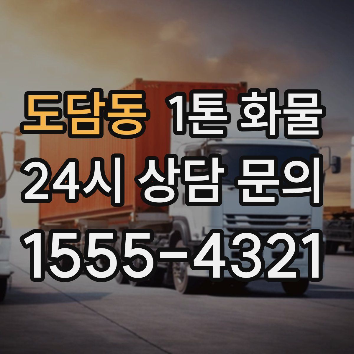 도담동 1톤 화물
