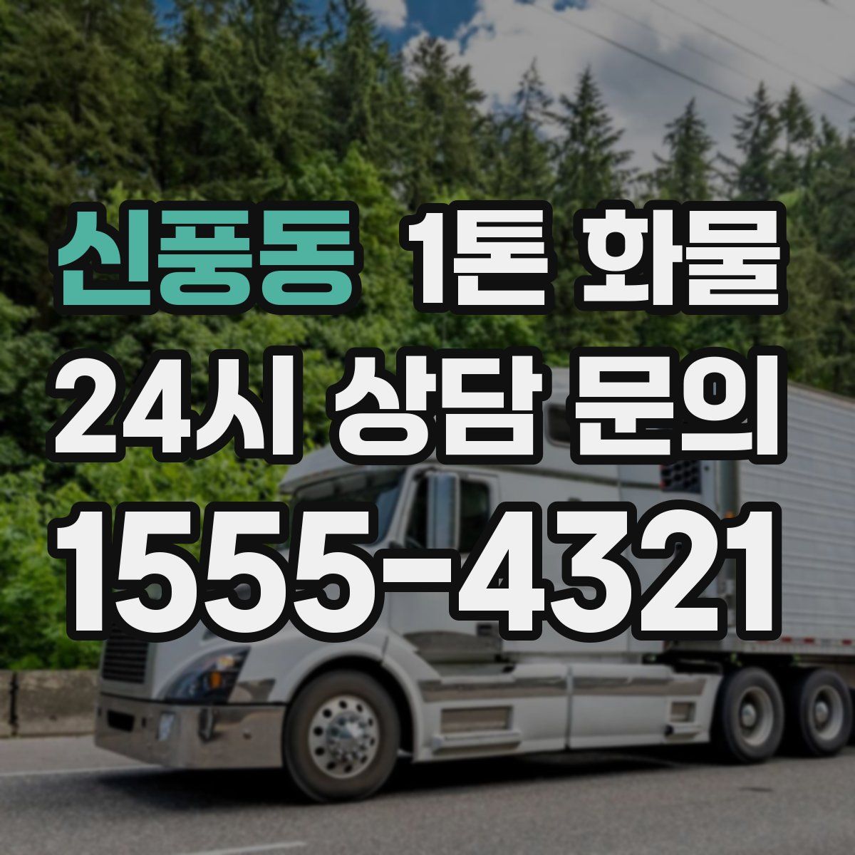 신풍동 1톤 화물