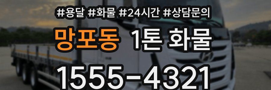 망포동 1톤 화물