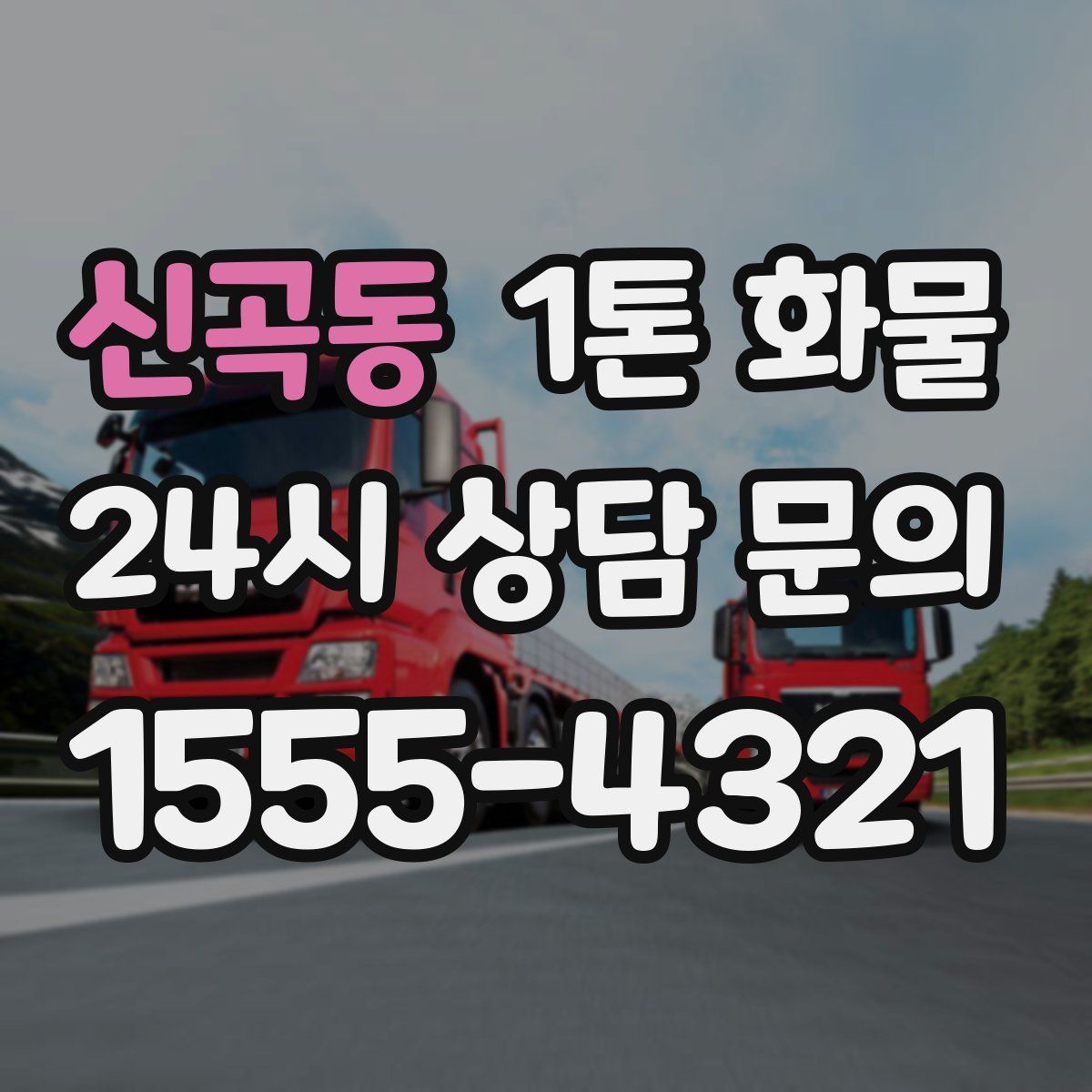 신곡동 1톤 화물