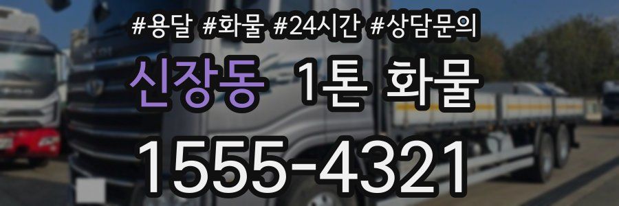 신장동 1톤 화물