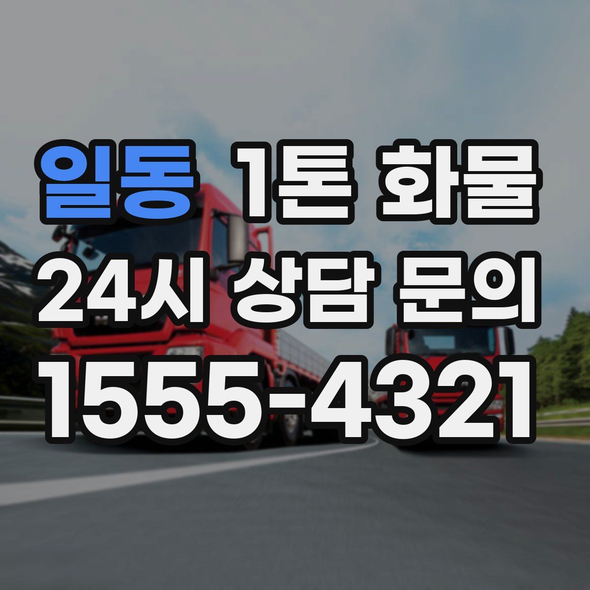 일동 1톤 화물