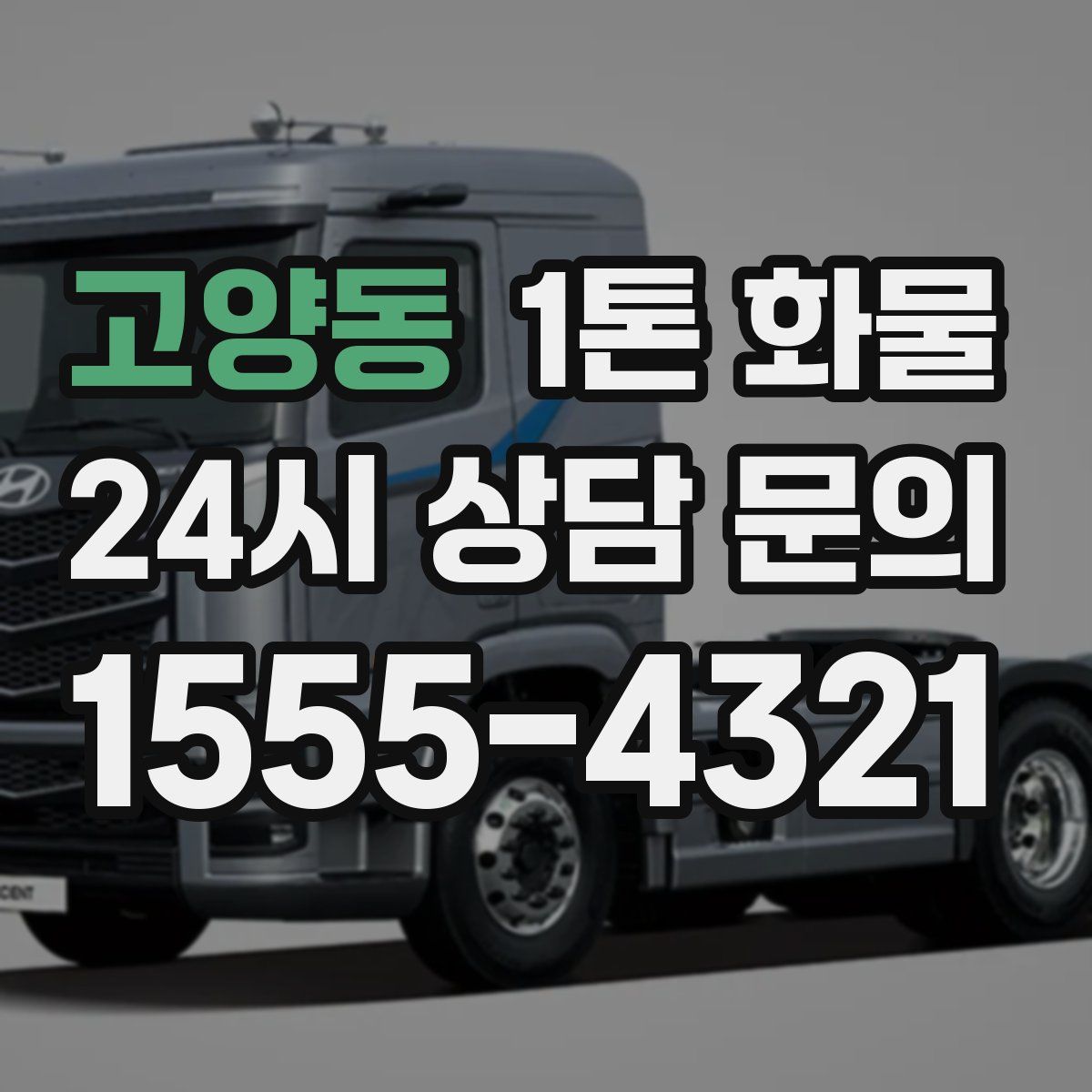 고양동 1톤 화물