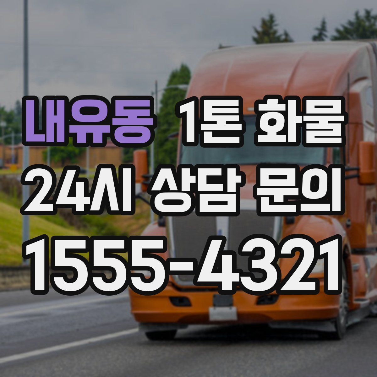 내유동 1톤 화물