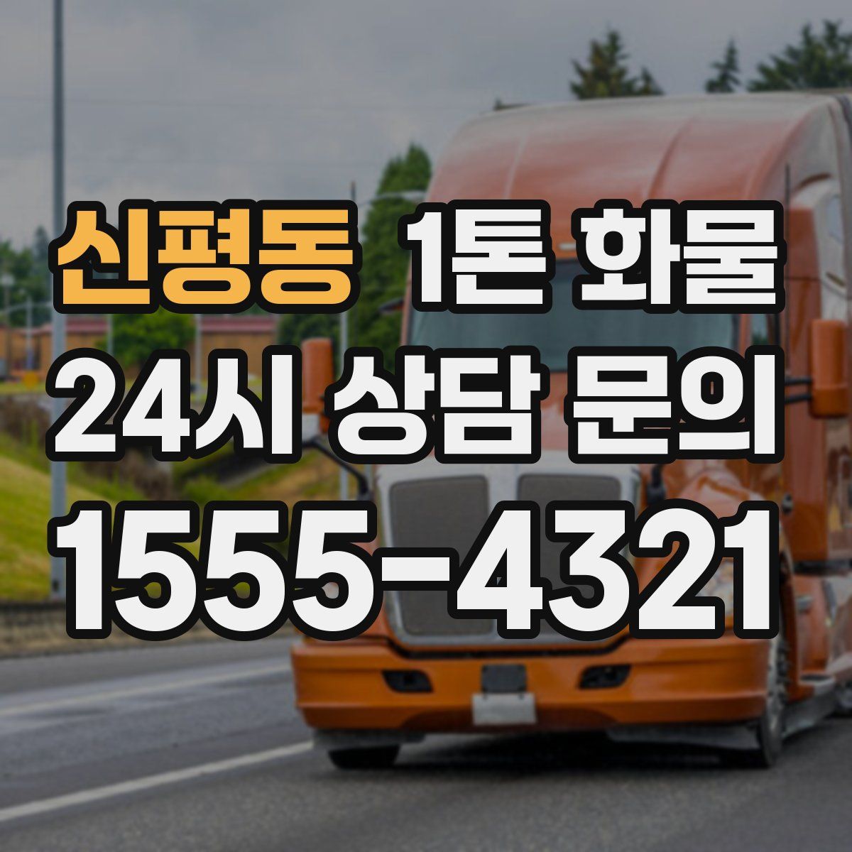 신평동 1톤 화물