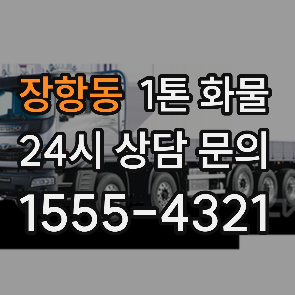 장항동 1톤 화물