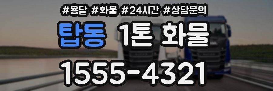 탑동 1톤 화물