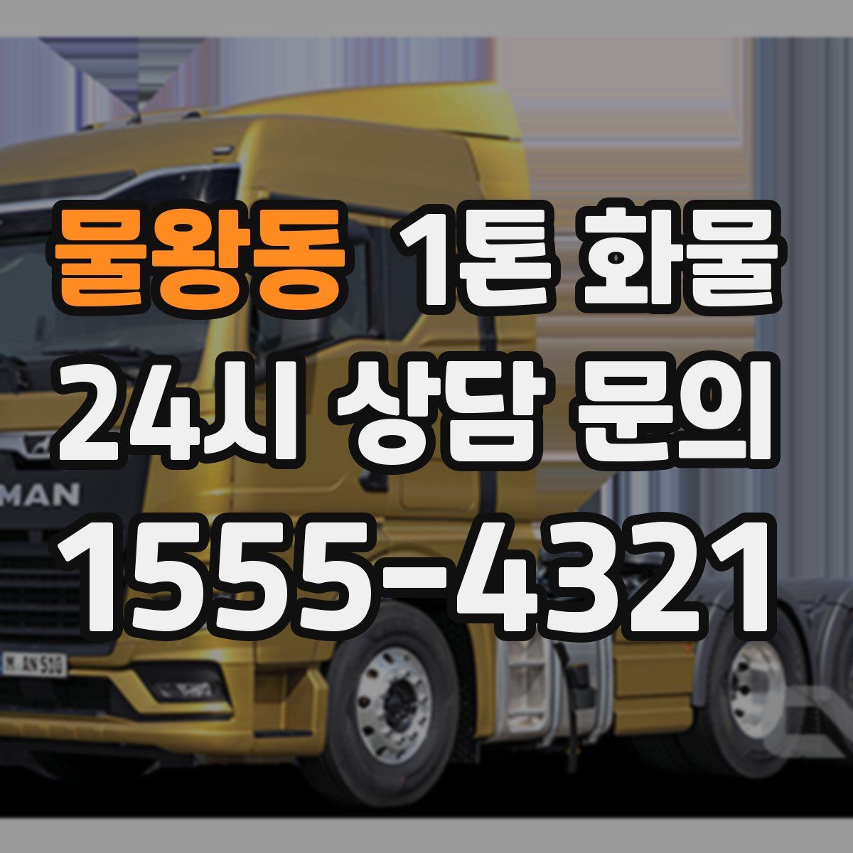 물왕동 1톤 화물