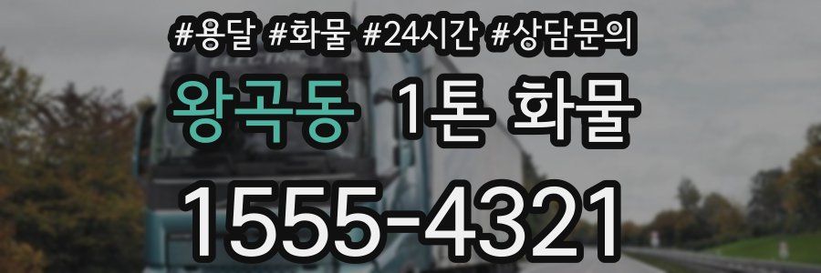 왕곡동 1톤 화물