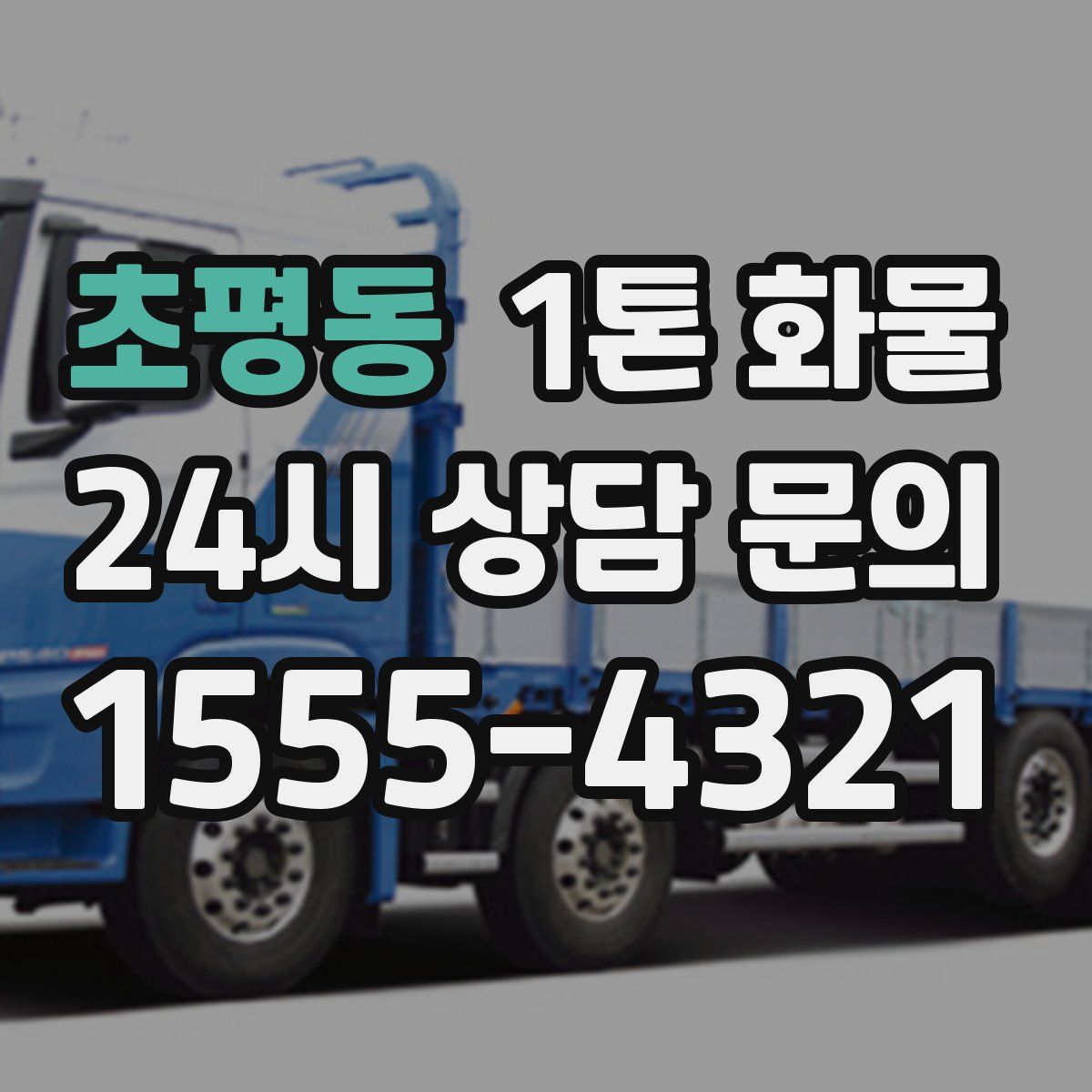 초평동 1톤 화물