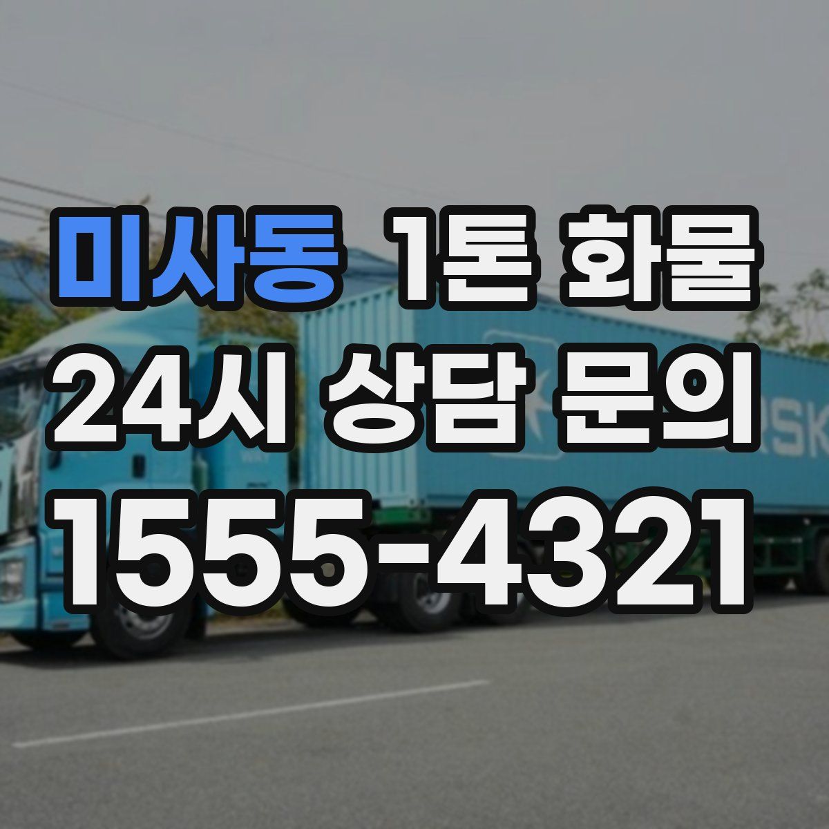 미사동 1톤 화물
