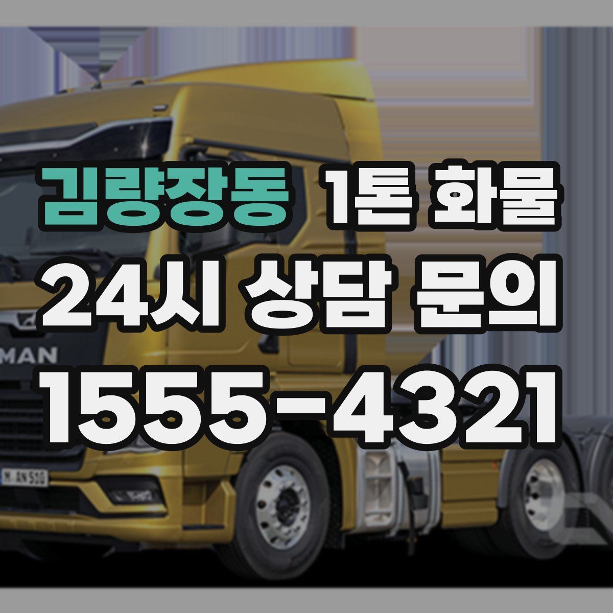 김량장동 1톤 화물