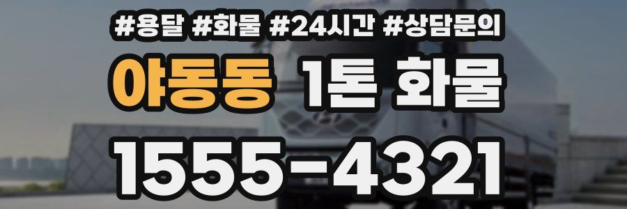 야동동 1톤 화물