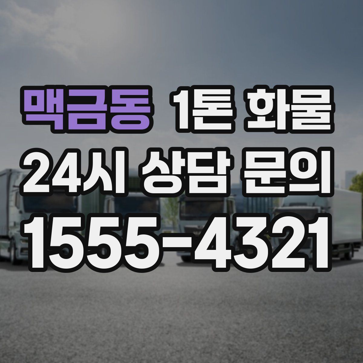 맥금동 1톤 화물
