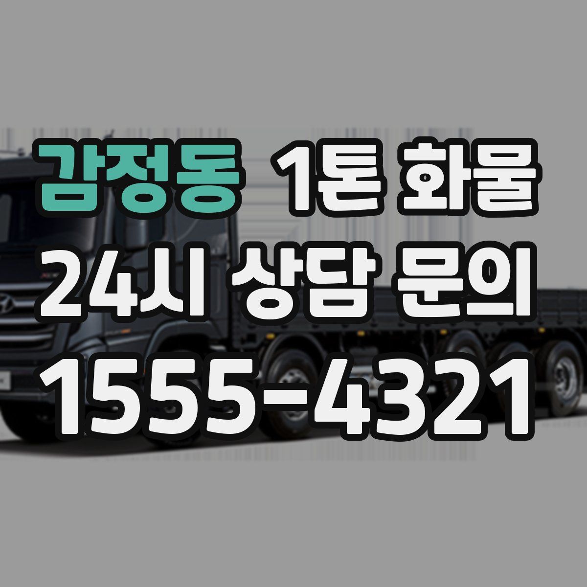 감정동 1톤 화물