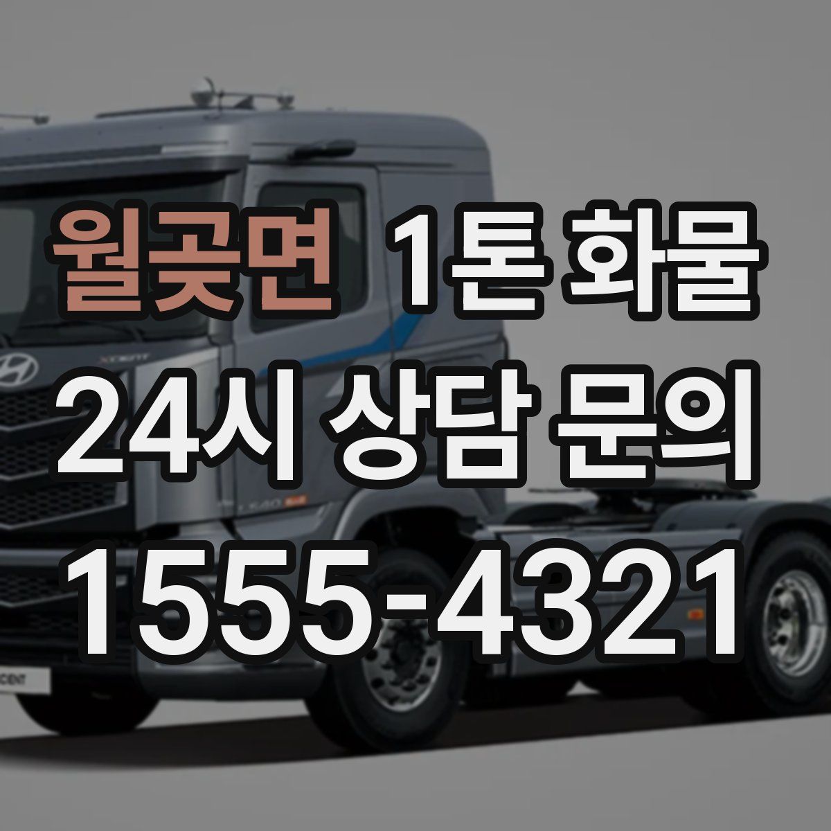 월곶면 1톤 화물