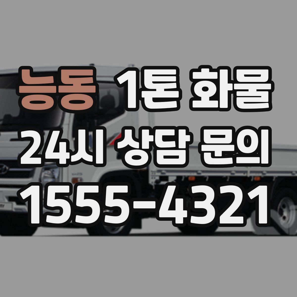 능동 1톤 화물