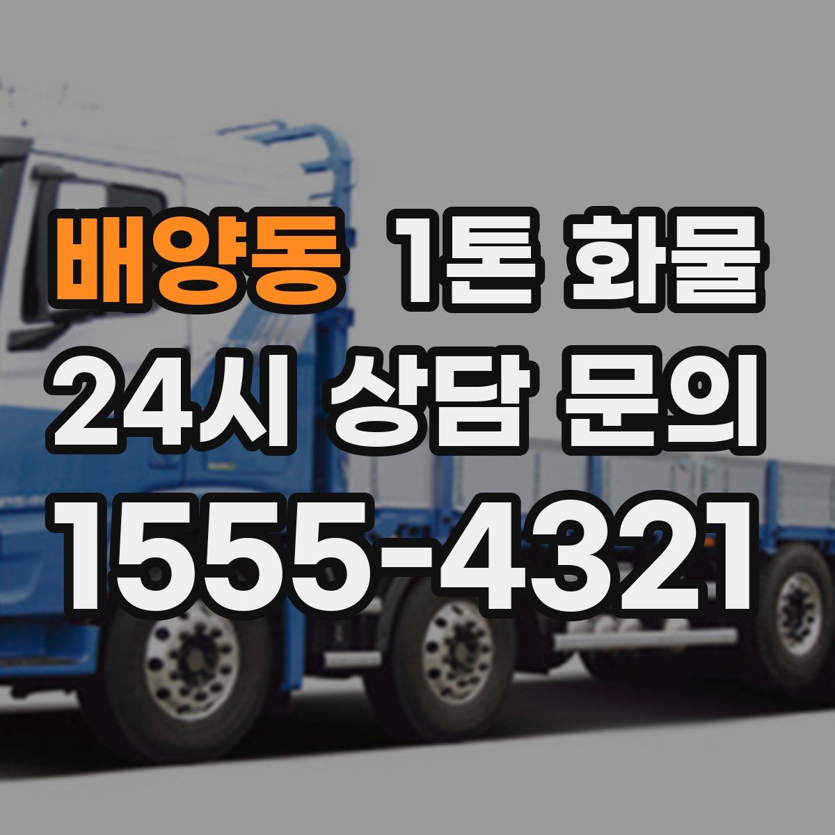 배양동 1톤 화물