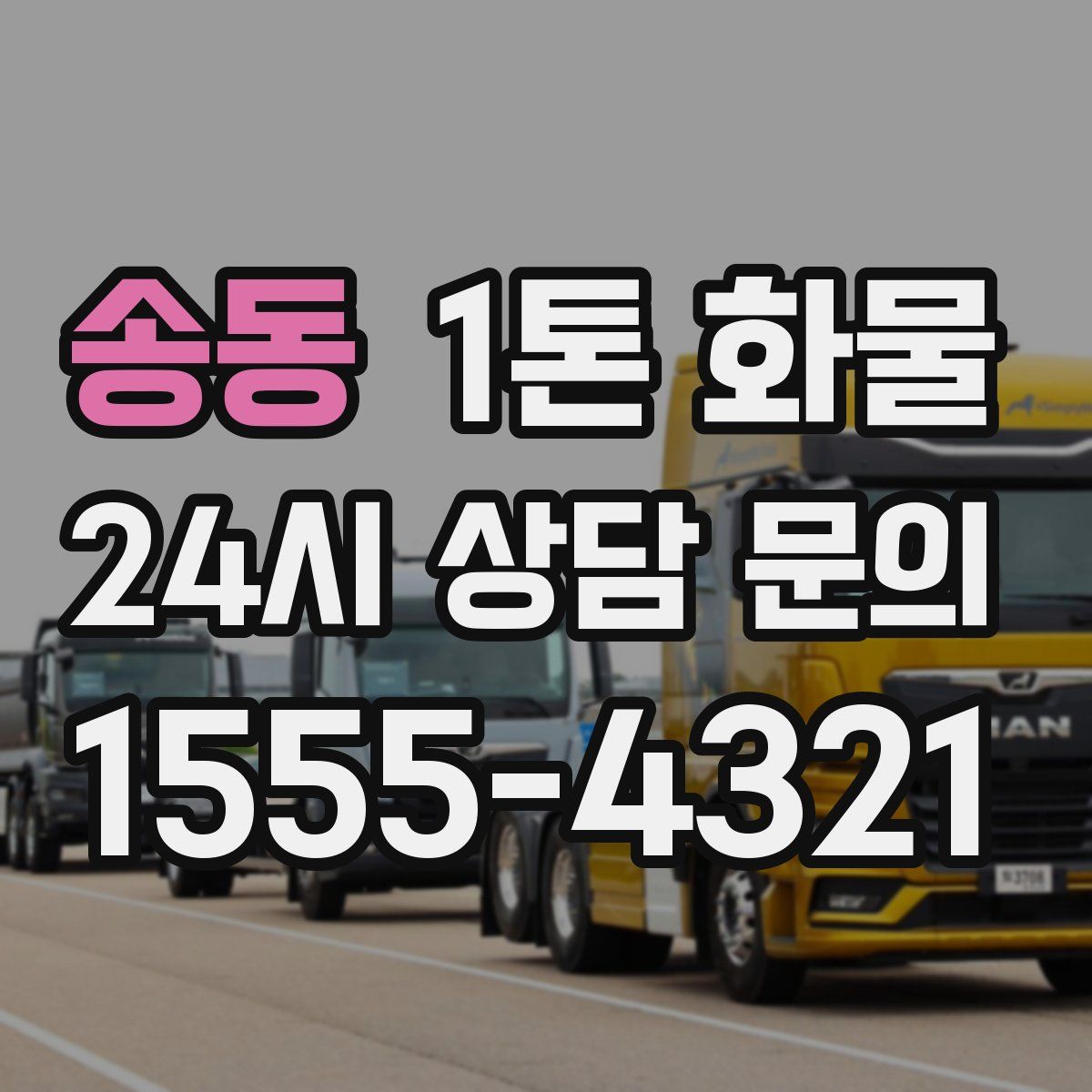 송동 1톤 화물