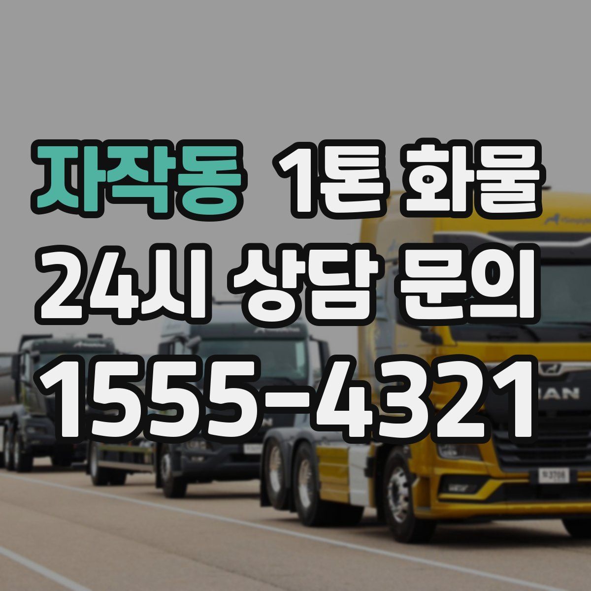 자작동 1톤 화물