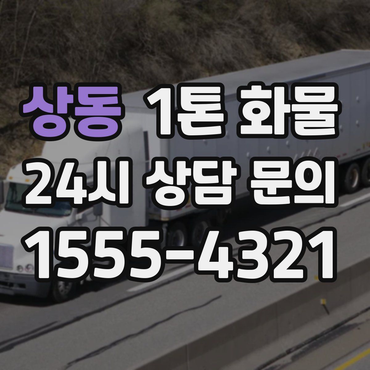 상동 1톤 화물