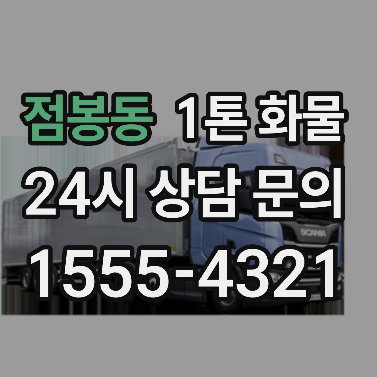 점봉동 1톤 화물