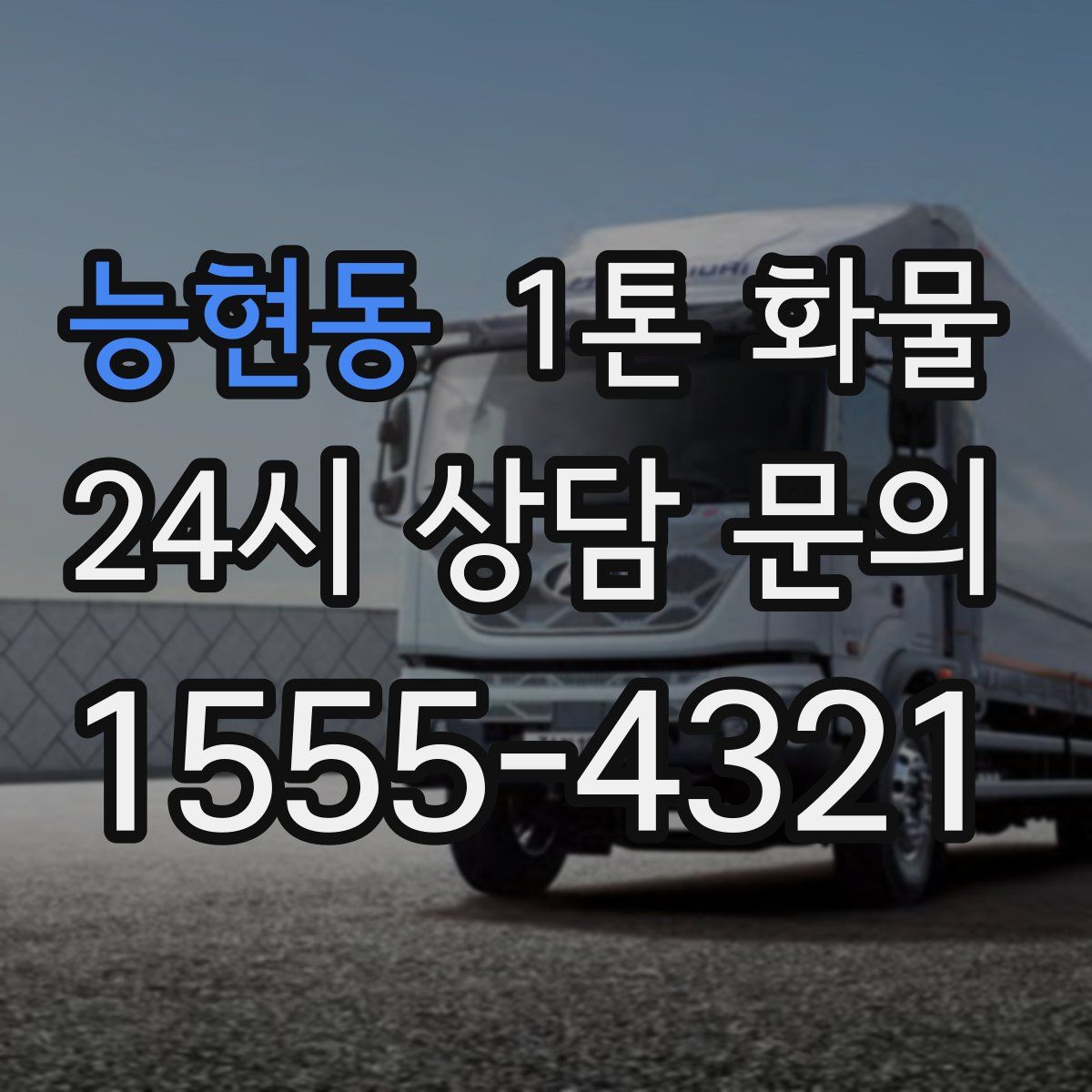 능현동 1톤 화물