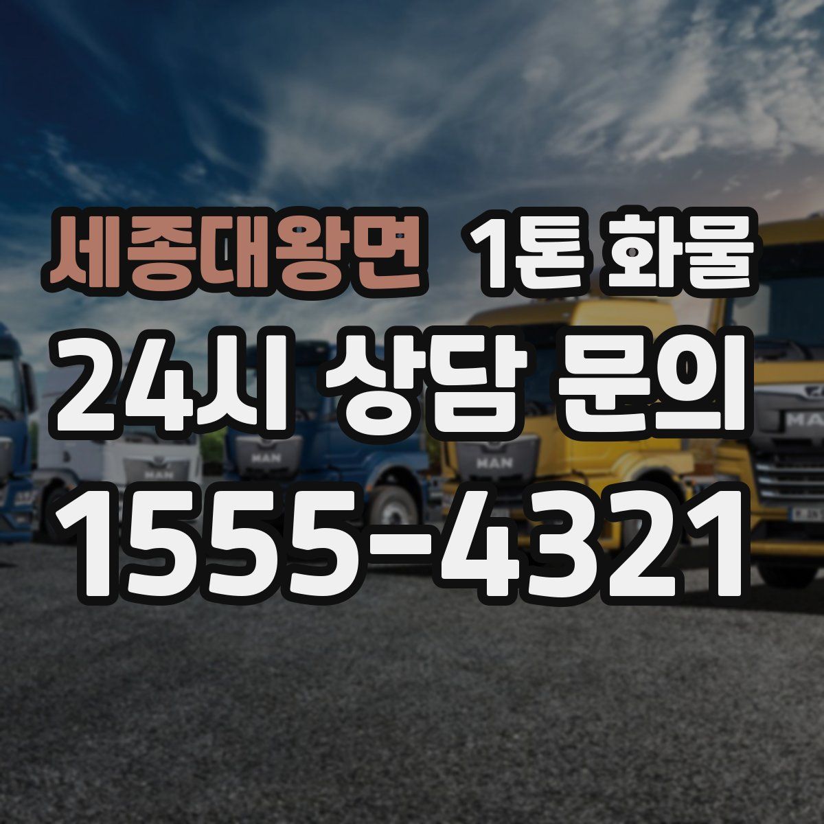 세종대왕면 1톤 화물