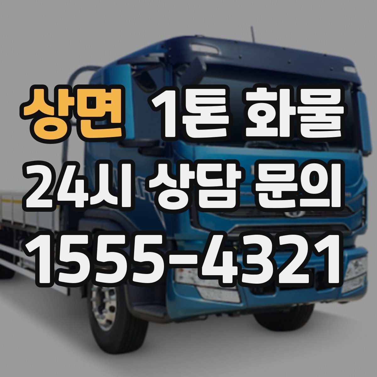상면 1톤 화물