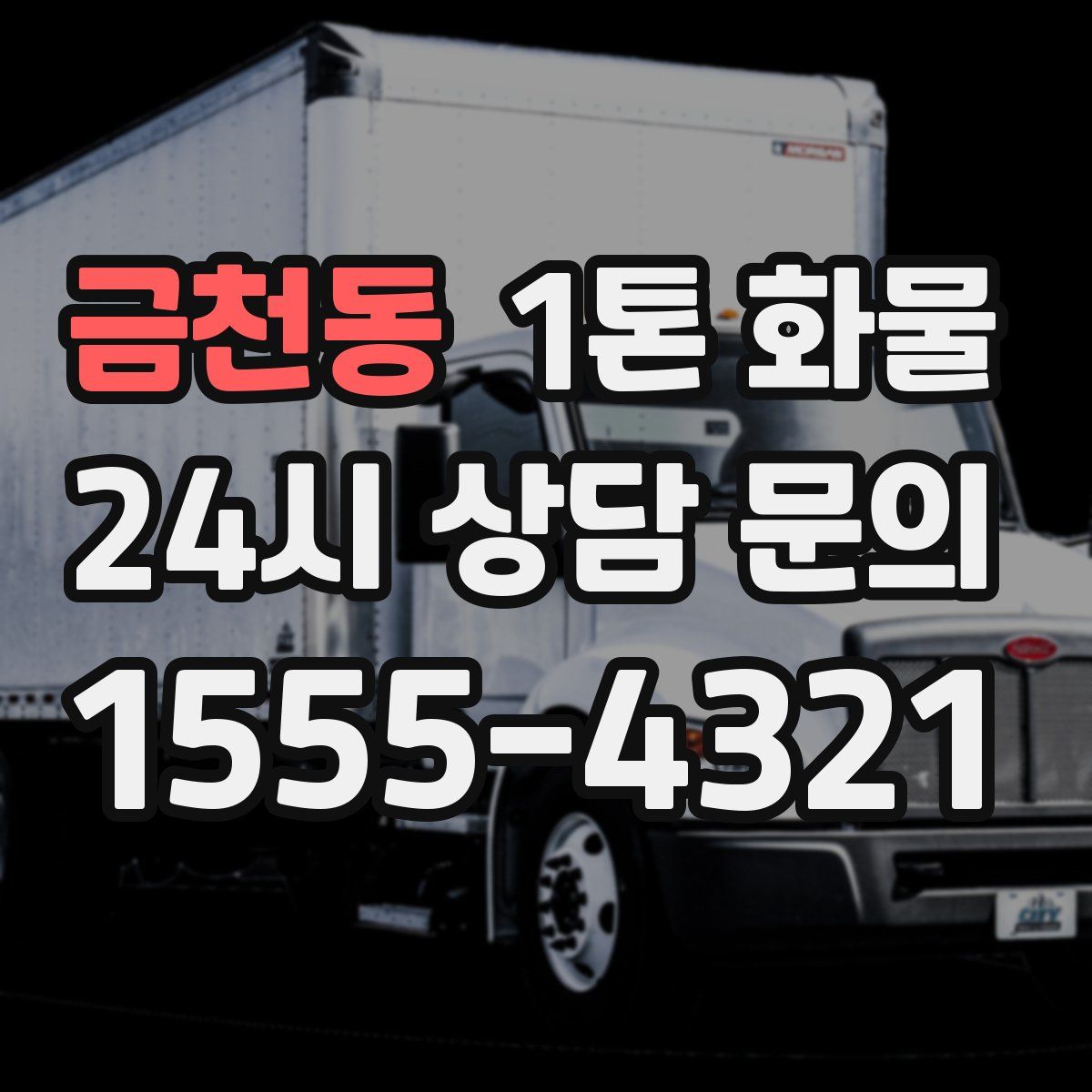 금천동 1톤 화물