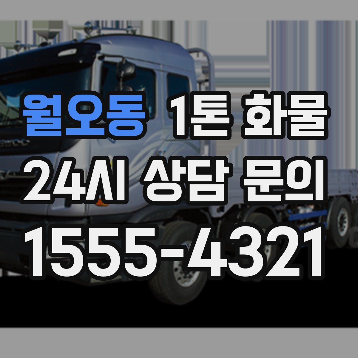 월오동 1톤 화물