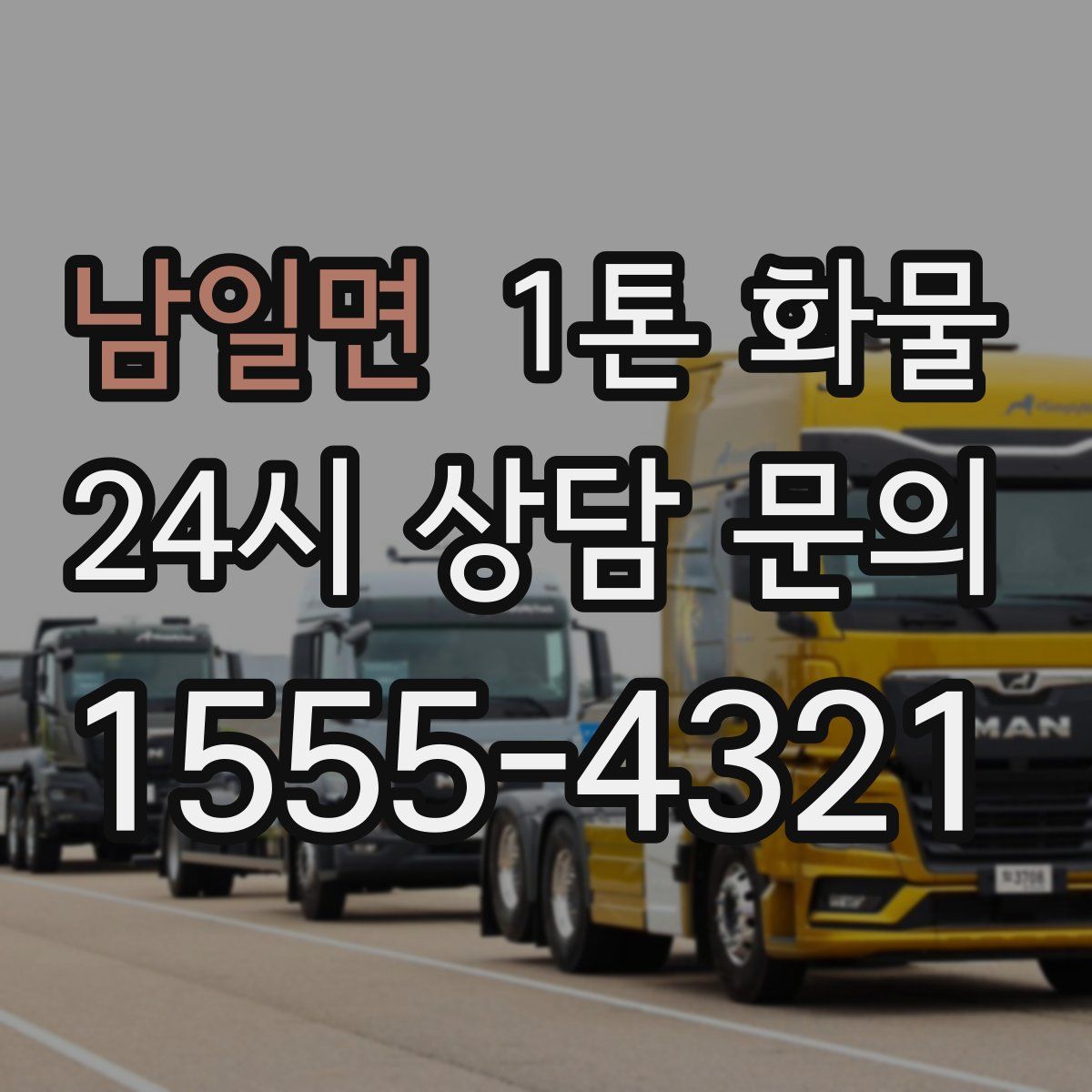 남일면 1톤 화물