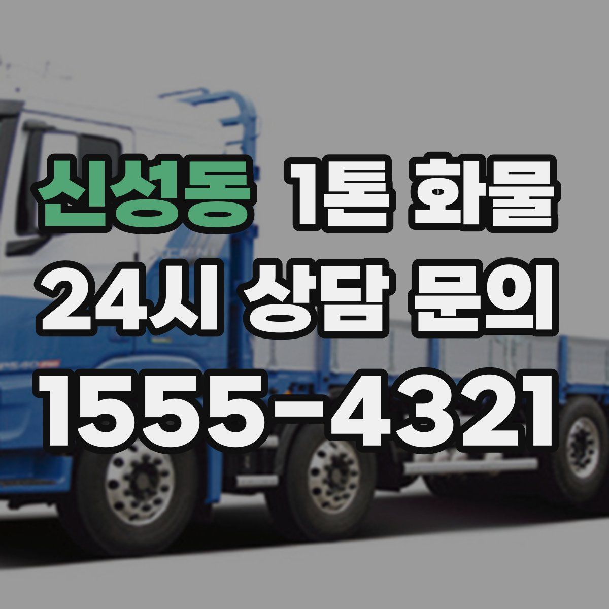 신성동 1톤 화물