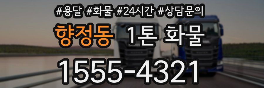 향정동 1톤 화물