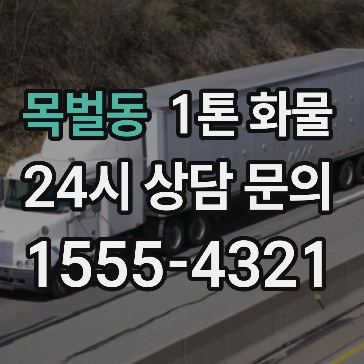 목벌동 1톤 화물