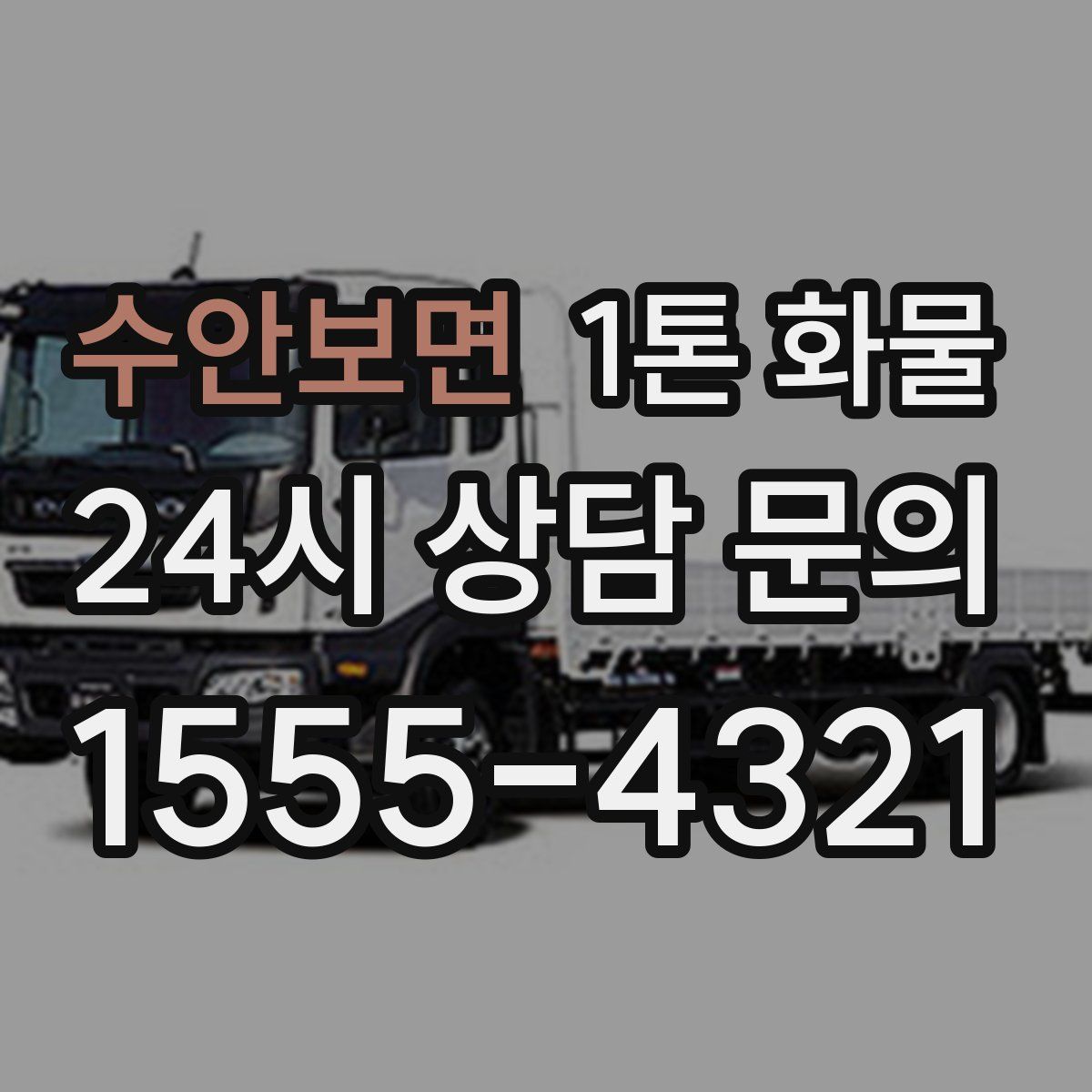 수안보면 1톤 화물