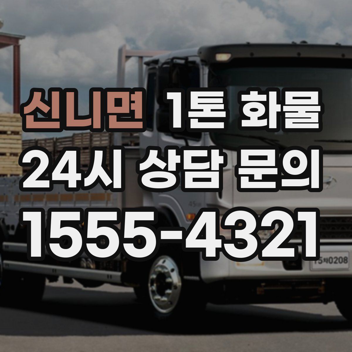 신니면 1톤 화물