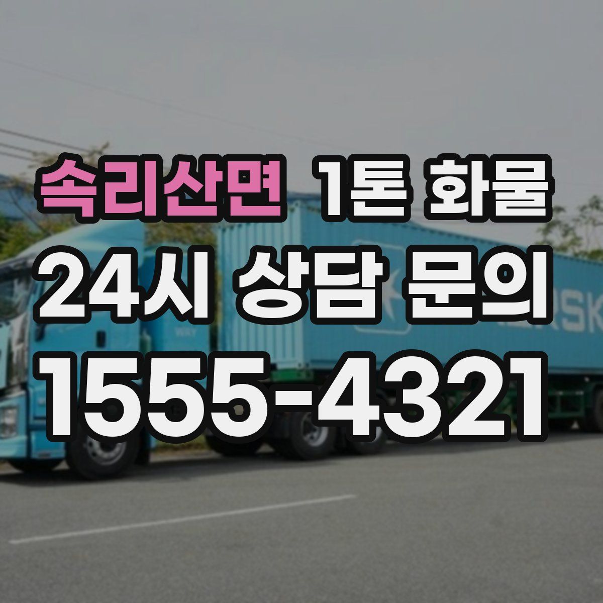 속리산면 1톤 화물
