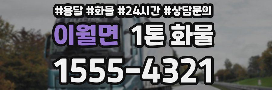 이월면 1톤 화물