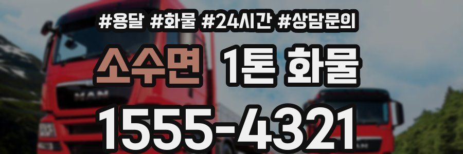 소수면 1톤 화물