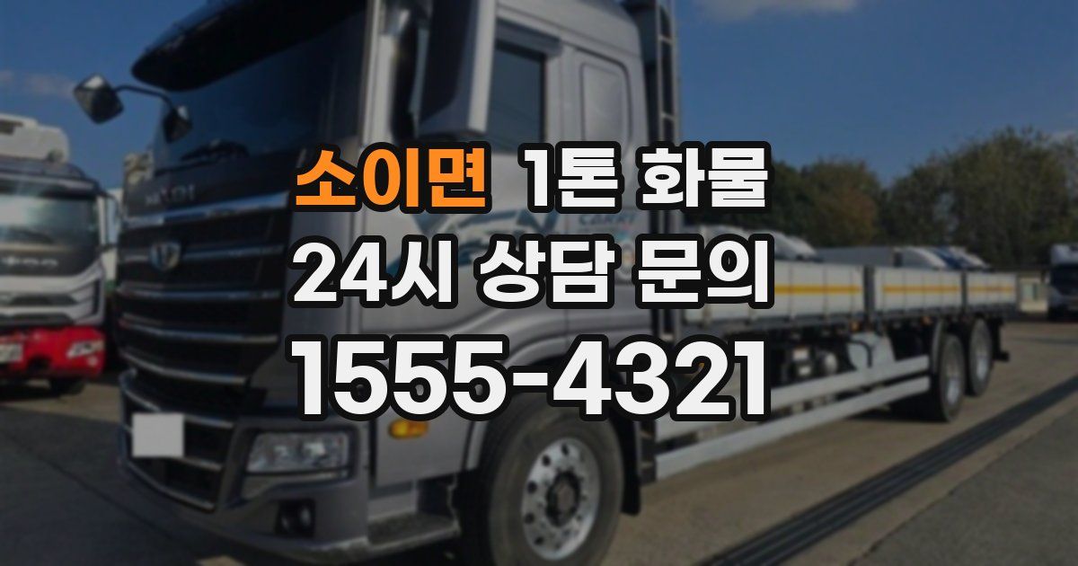 소이면 1톤 화물