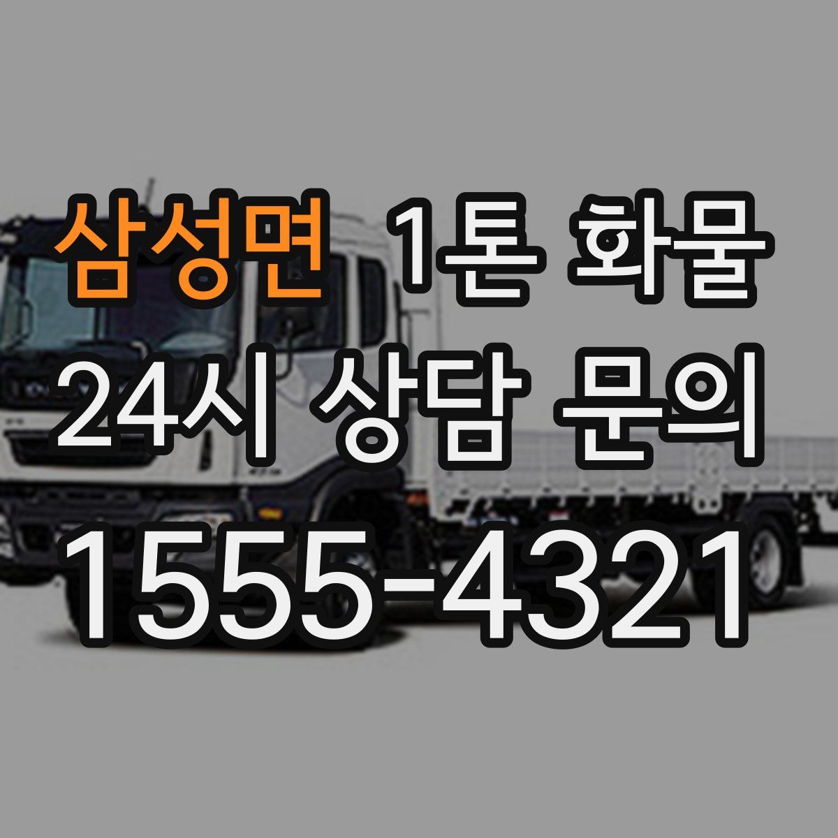 삼성면 1톤 화물