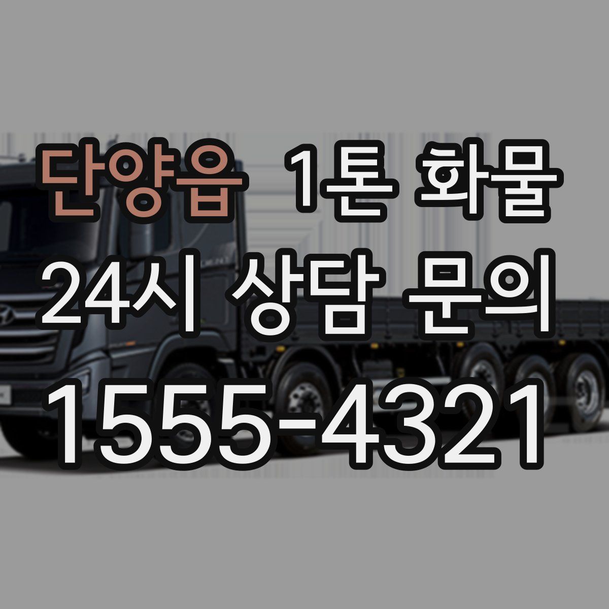 단양읍 1톤 화물