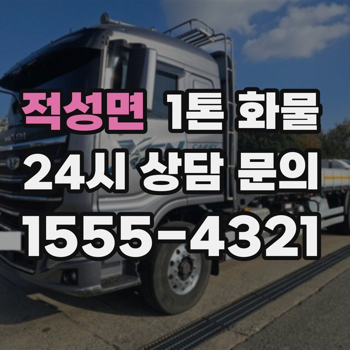 적성면 1톤 화물