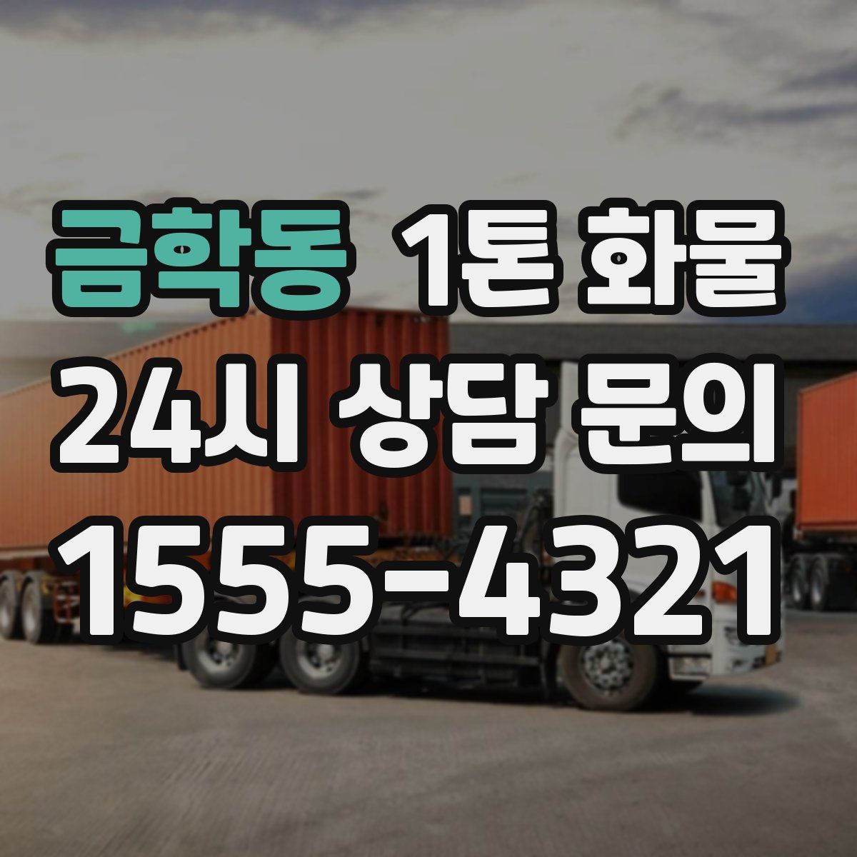 금학동 1톤 화물
