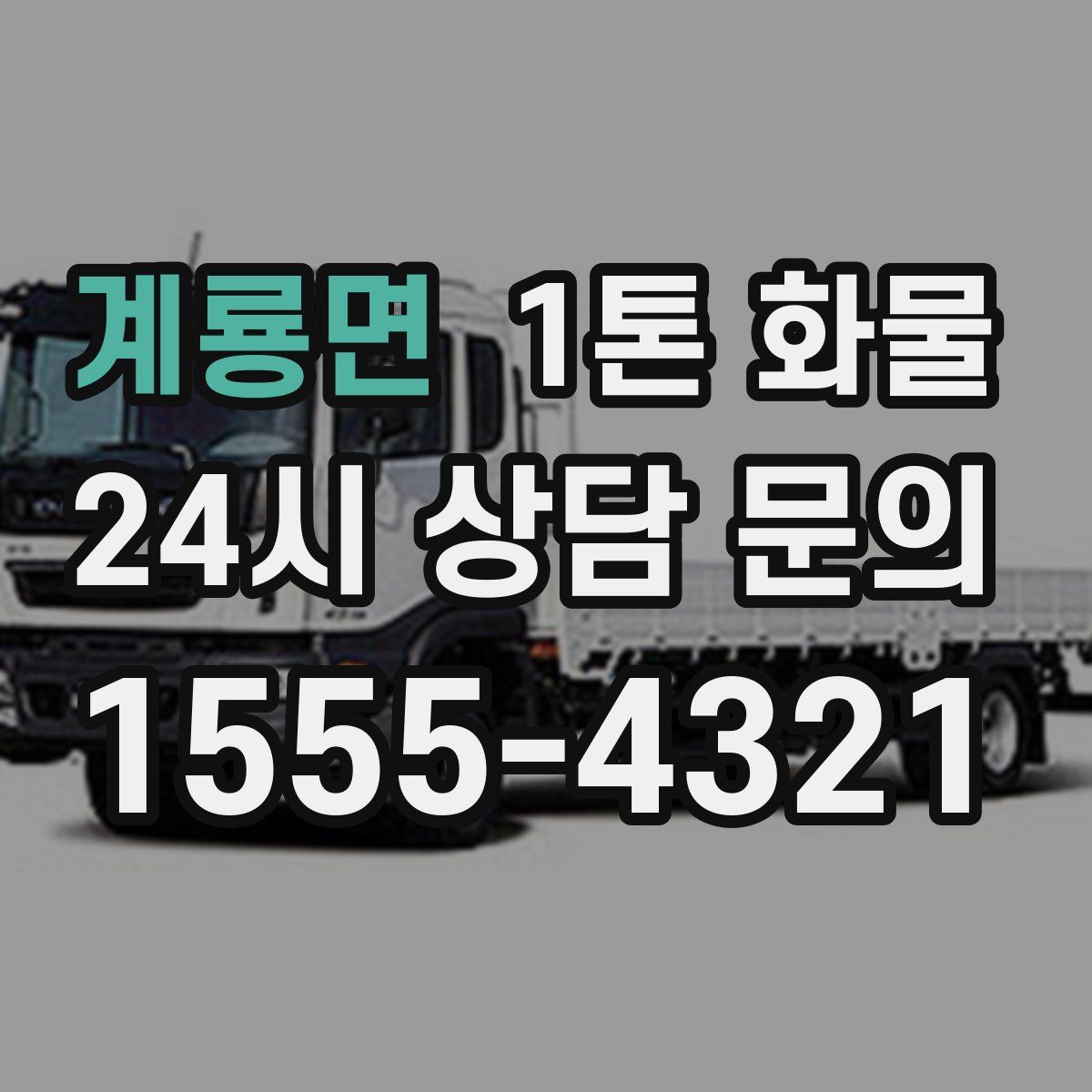 계룡면 1톤 화물