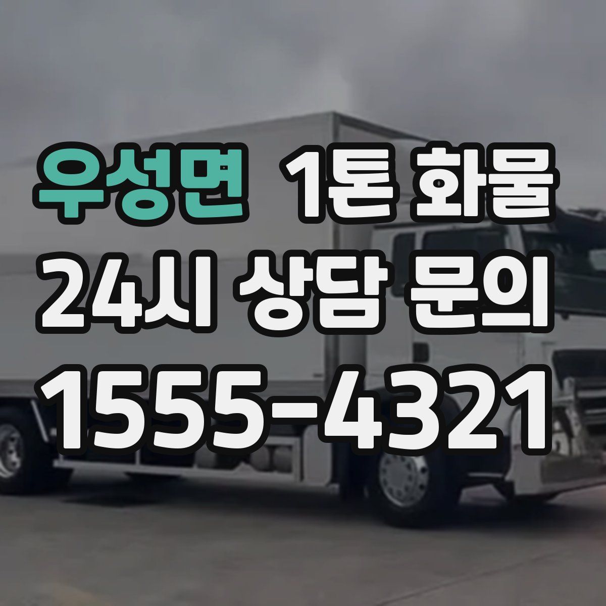 우성면 1톤 화물