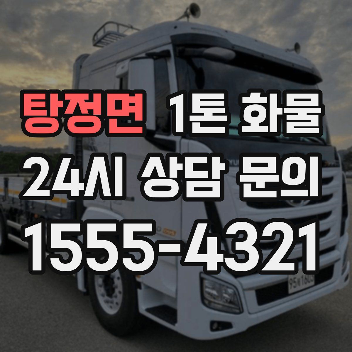 탕정면 1톤 화물