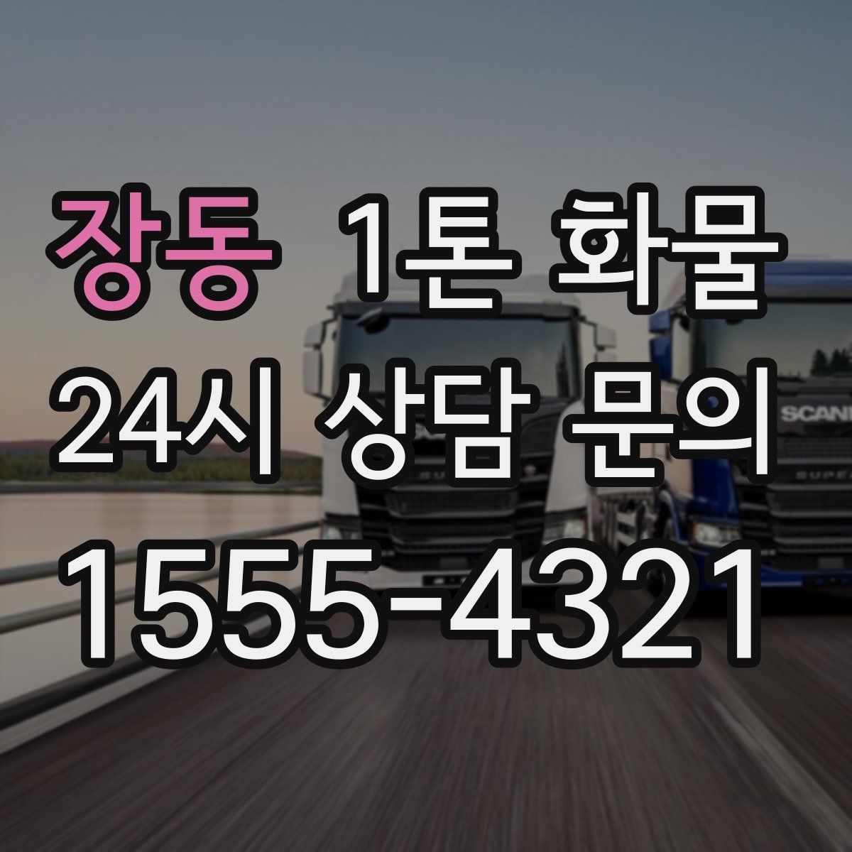 장동 1톤 화물