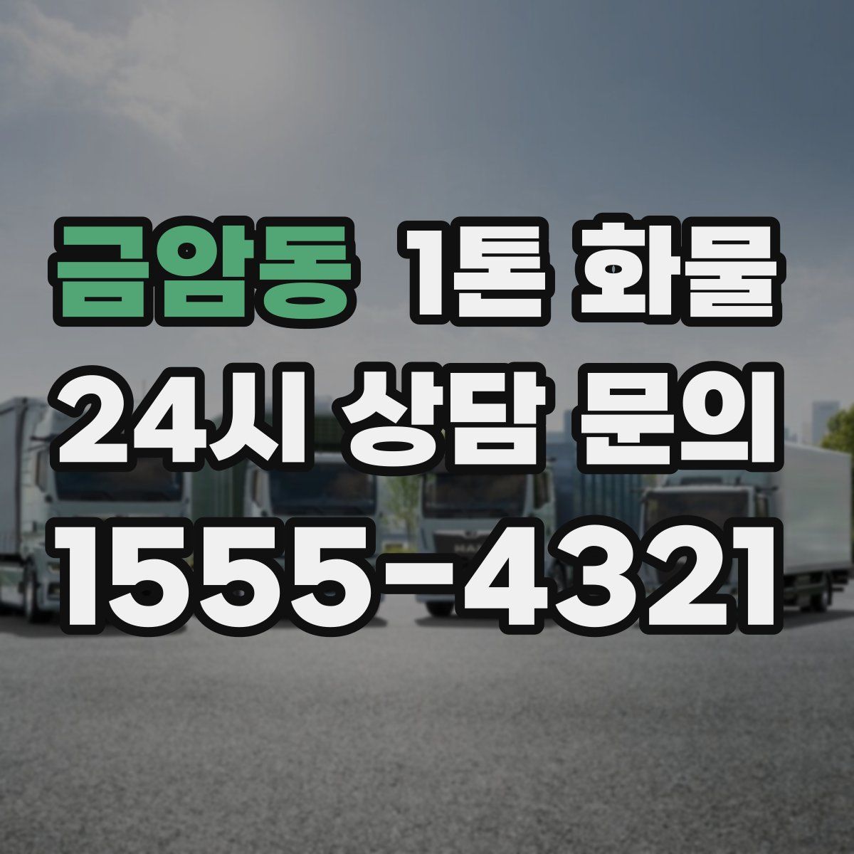 금암동 1톤 화물